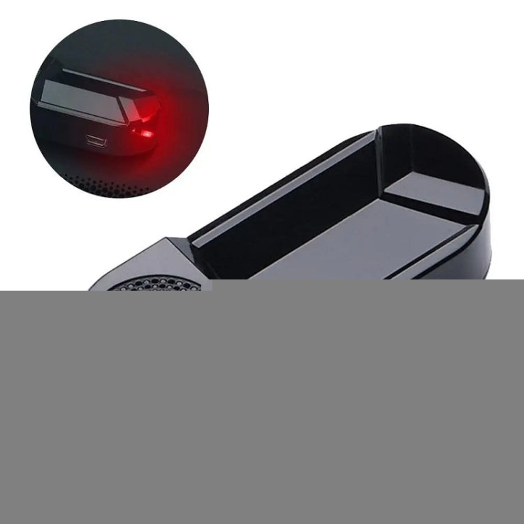 Car Solar Anti-Theft Alarm LED Warning Light With Aromatherapy