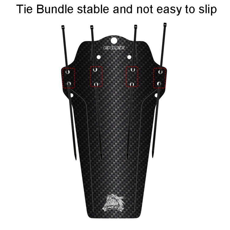 ENLEE Mountain Bike Fenders Mountain Bicycle Saddle Universal Riding Accessories, Carbon Fiber, Camouflage, Lightning