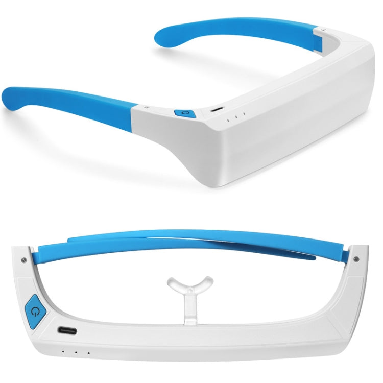 SAD Light Therapy Glasses Wearable UV-Free Blue & Red LED Light Therapy Lamp, English Version, Japanese Version