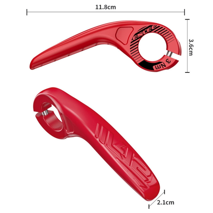 ENLEE E-45616 1pair Bicycle Handlebar Covers Cow Sheeps Horn Grips Joystick Sleeve Accessories