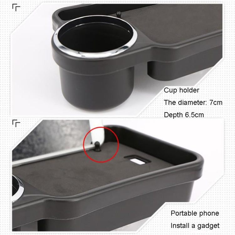 Automotive Water Cup Holder Drink Holder Car Rear Chair Seat Holder Tray
