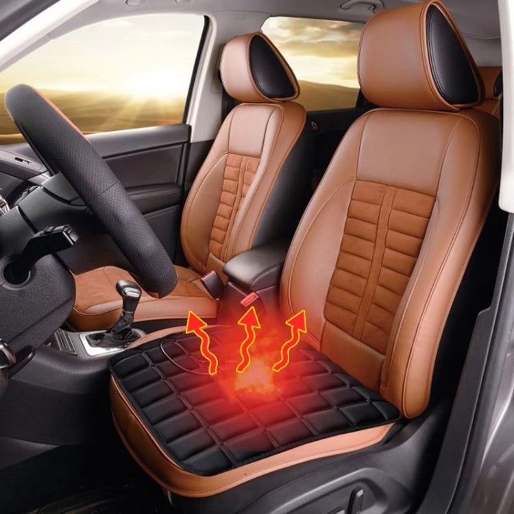 5V Car USB Interface Electric Heating Seat Cushion, Coffee, Gray, Black, Classic Black