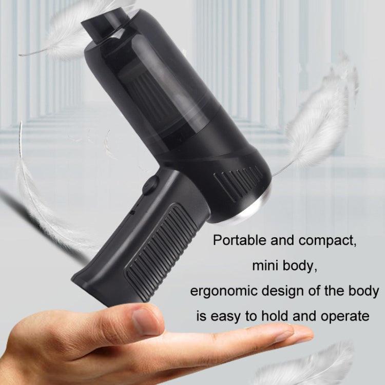 Car Household Mini Wireless USB Charging Fully Automatic Vacuum Cleaner, LT008