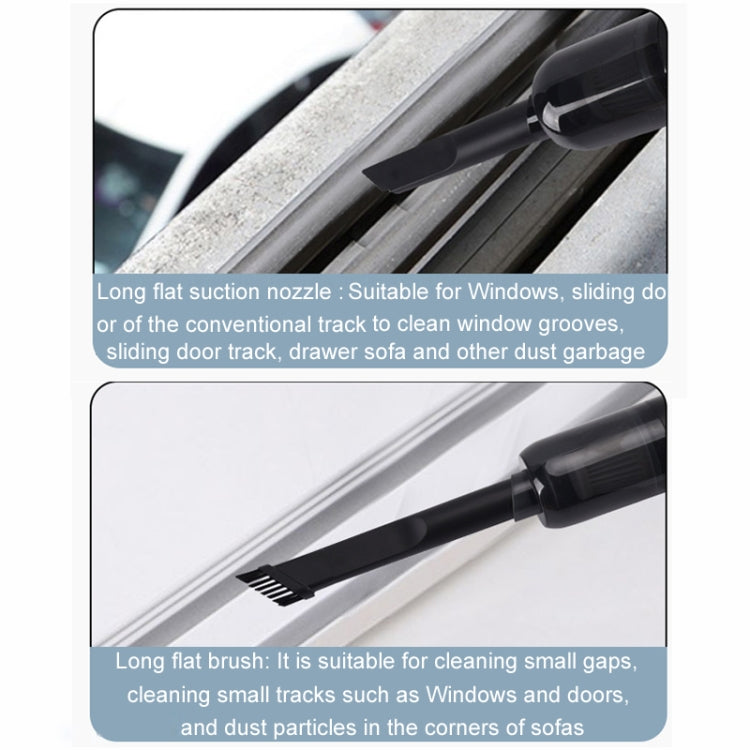 Car Household Mini Wireless USB Charging Fully Automatic Vacuum Cleaner, LT008