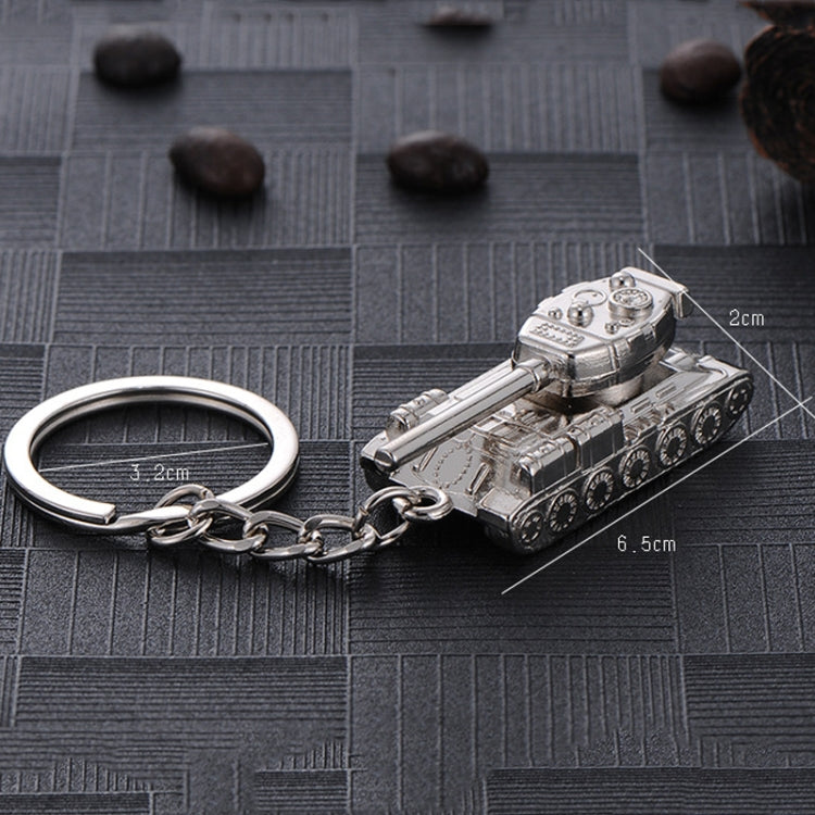 Men Car Pendant Personalized Tank World Model Keychain