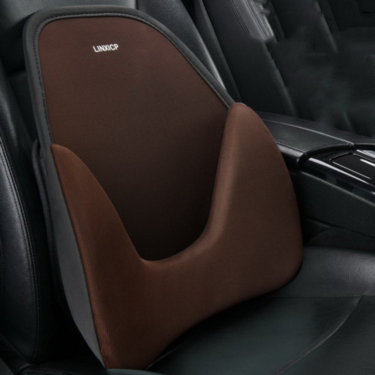 LINXICP 3 In 1 Car Seat Lumbar Cushion Summer Special Memory Foam Breathable Car Back Pad