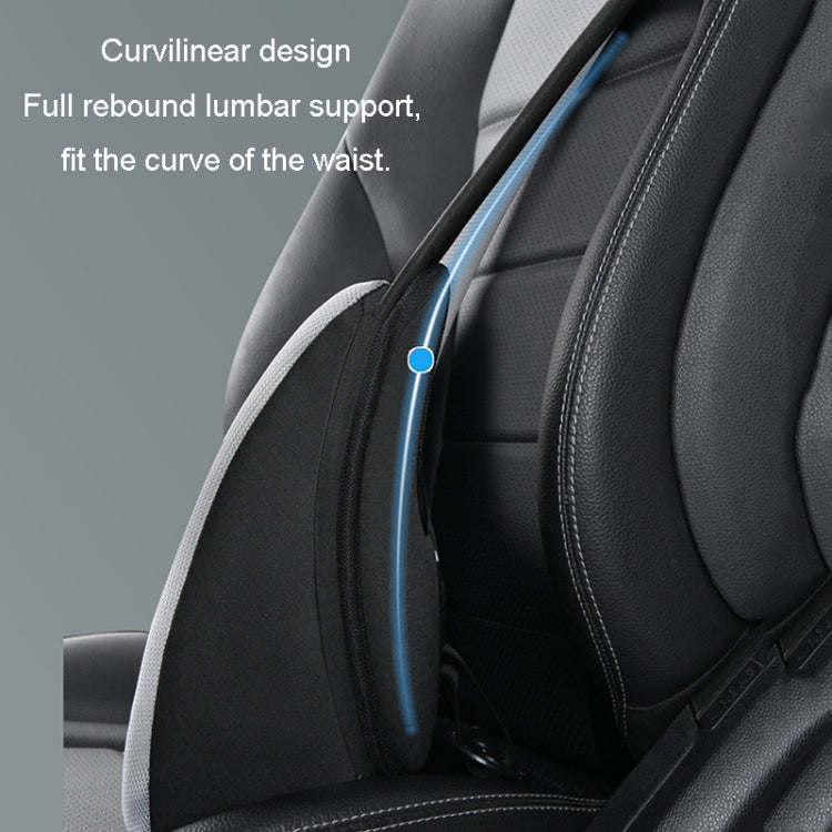 LINXICP 3 In 1 Car Seat Lumbar Cushion Summer Special Memory Foam Breathable Car Back Pad