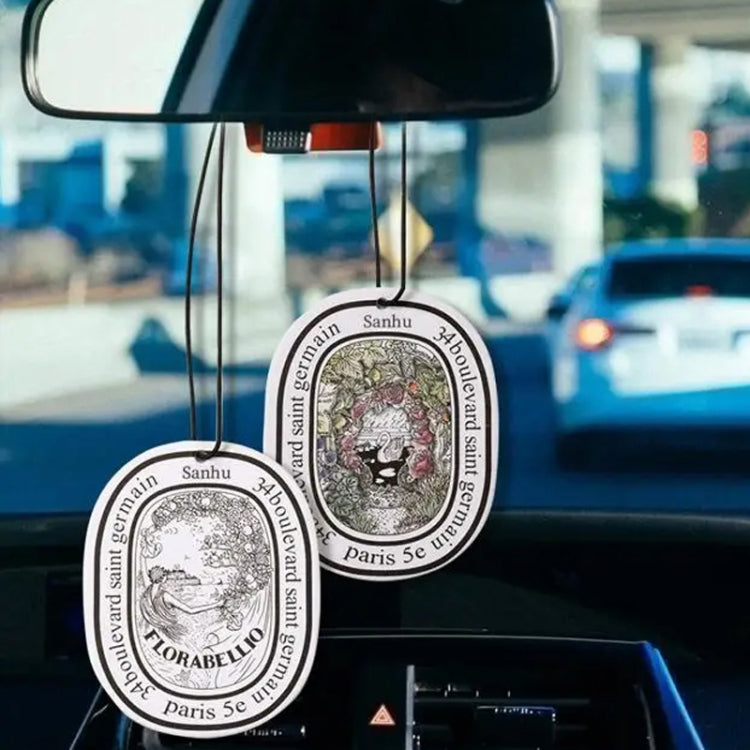 Diptyque Car Solid Fragrance Tablets Aromatherapy Cards