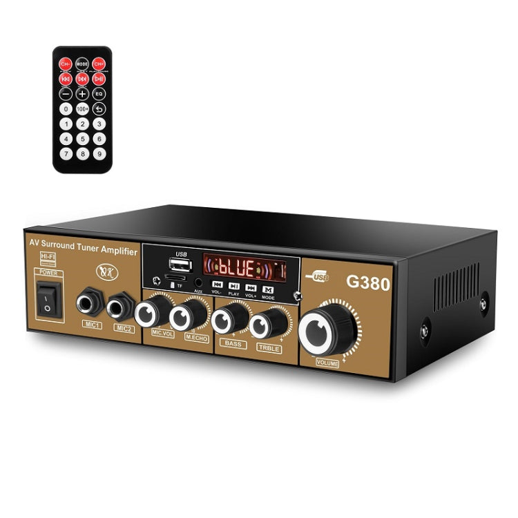 Car High-power Bluetooth Plug-in Card Digital Smart Amplifier, EU Plug, US Plug