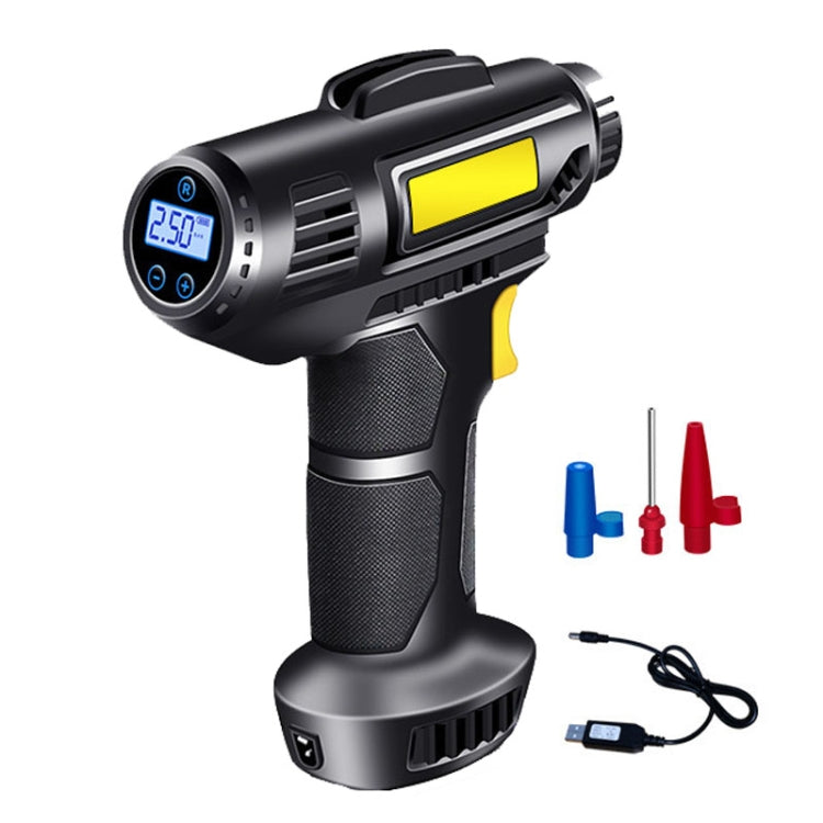 Portable Multifunctional Car Inflator Automobile Tire Pneumatic Pump, Wired Pointer, Wired Digital, Wireless Digital