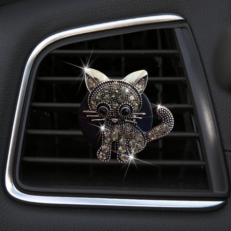 Retro Cute Kitten Car Air Vent Aromatherapy Ornaments