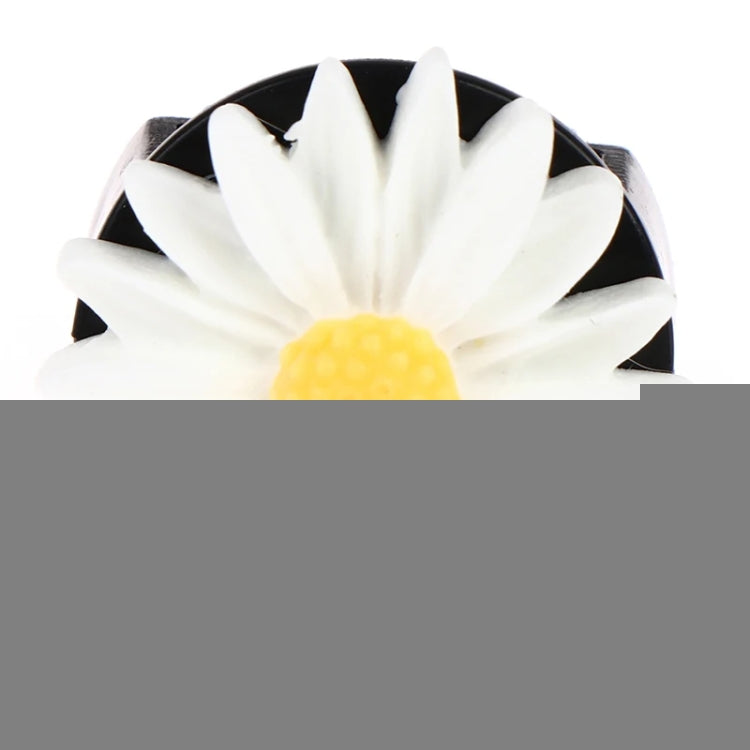 Colorful Resin Daisy Car Air Vent Aromatherapy Decorative Clip, White, Yellow, Red, Blue