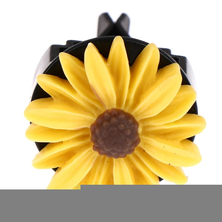 Colorful Resin Daisy Car Air Vent Aromatherapy Decorative Clip, White, Yellow, Red, Blue