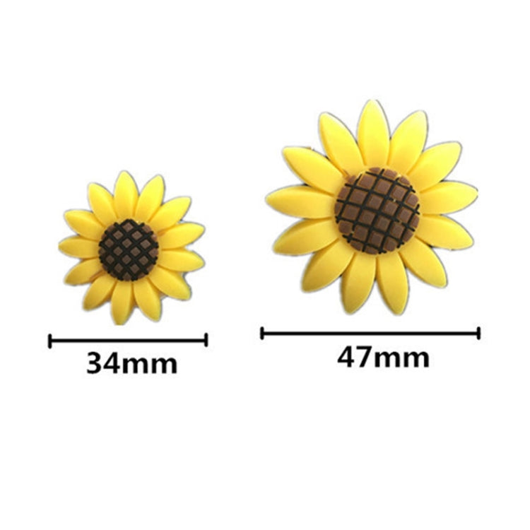 Sunflower Car Air Vent Aromatherapy Decorative Clip, Small Sunflower, Large Sunflower, Small Smile Face, Large Smile Face