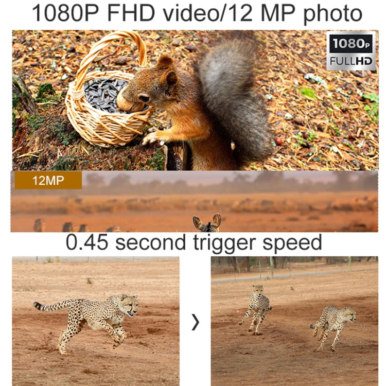H511C HD Outdoor Hunting Camera Night Vision Monitoring Animal Infrared Sensing Camera, H511C