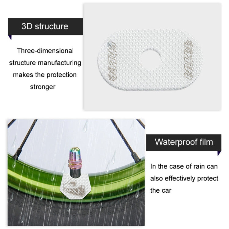 ENLEE E-Q234 1pair Bicycle Universal Valve Stickers Bike Touring Wheel Decorative Stripes, G Model, H Model, I Model, J Model