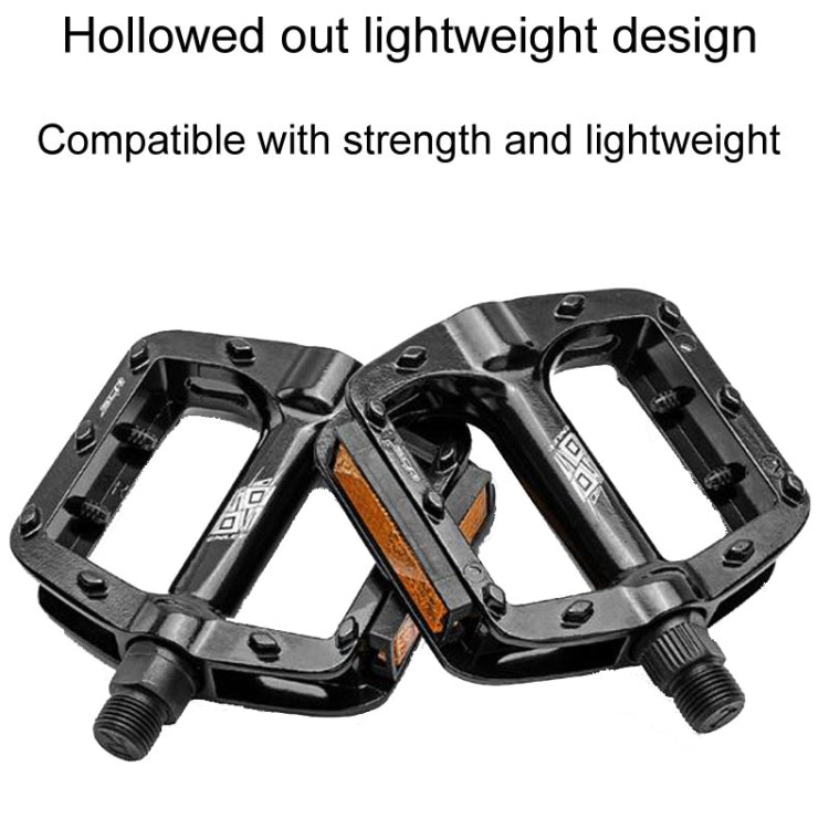 ENLEE M504 1pair Bicycle Aluminum Ball Pedals Recreational Pedals With Reflectors