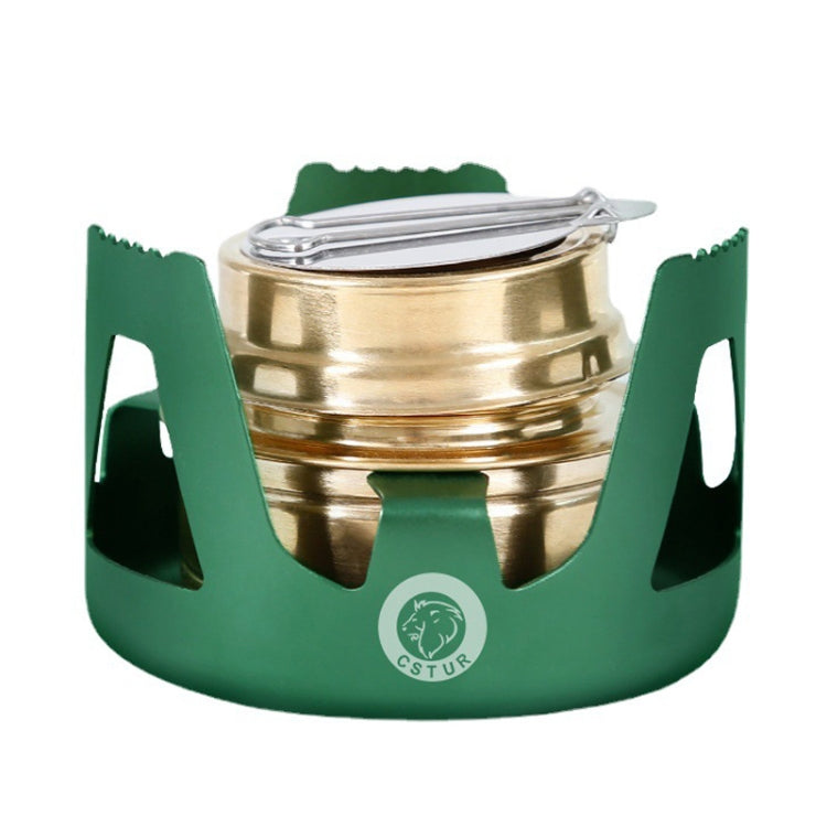 CSTUR Y2218 Outdoor Ultralight Aluminum Stove Camping Fishing Portable Liquid Alcohol Stoves