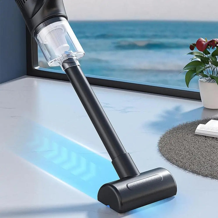 Powerful Portable Wireless Charging Car Vacuum Cleaner, Black, Green