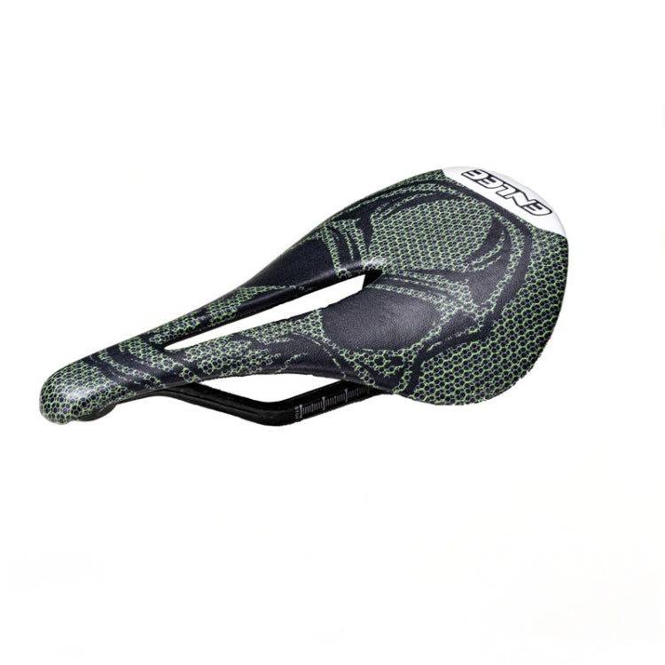 ENLEE E-ZD412 Bicycle Carbon Fiber Cushion Outdoor Riding Mountain Bike Saddle, Skull, Camouflage, Devil