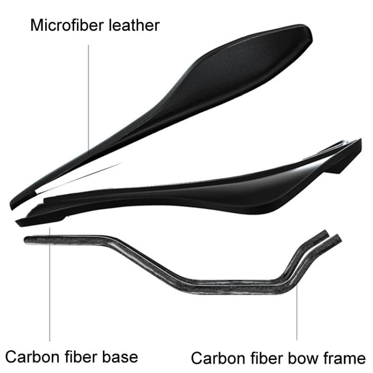 ENLEE E-ZD412 Bicycle Carbon Fiber Cushion Outdoor Riding Mountain Bike Saddle, Skull, Camouflage, Devil
