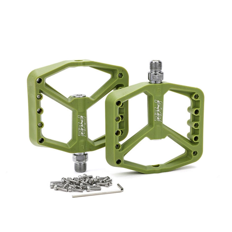 ENLEE F228 1pair Bicycle Nylon Pedals Mountain Bike Widened Riding Footrests