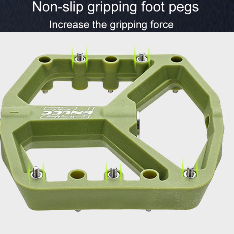 ENLEE F228 1pair Bicycle Nylon Pedals Mountain Bike Widened Riding Footrests