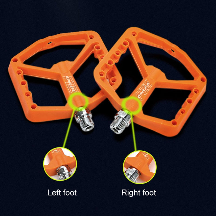 ENLEE F228 1pair Bicycle Nylon Pedals Mountain Bike Widened Riding Footrests