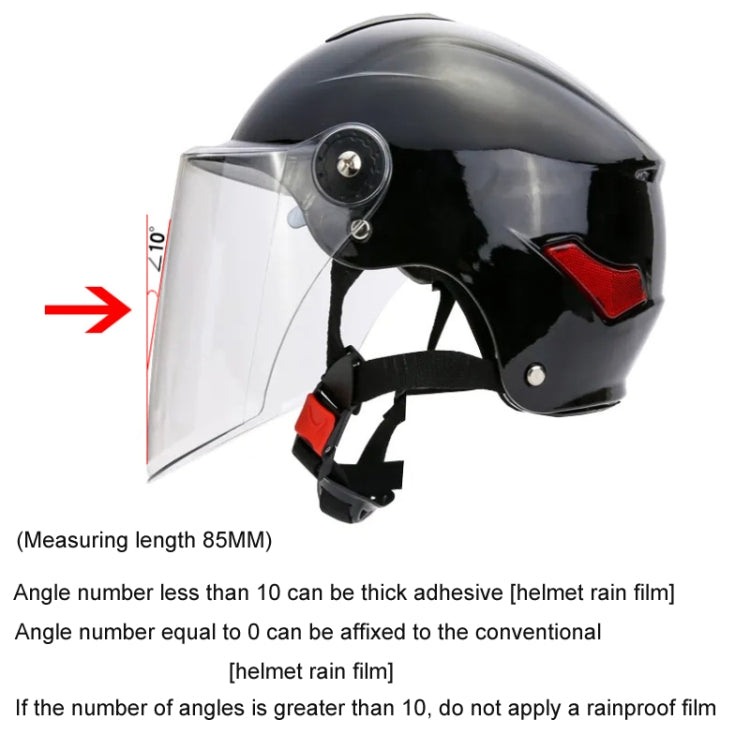 Travel Motorcycle Helmet Rainproof and Anti-fog Film, Paste Inside, Paste Outside, Thick Traceless Glue Inside, Thick Traceless Glue Outside, Extra Large Inside, Extra Large Outside, 3 Generation Inside, 3 Generation Outside