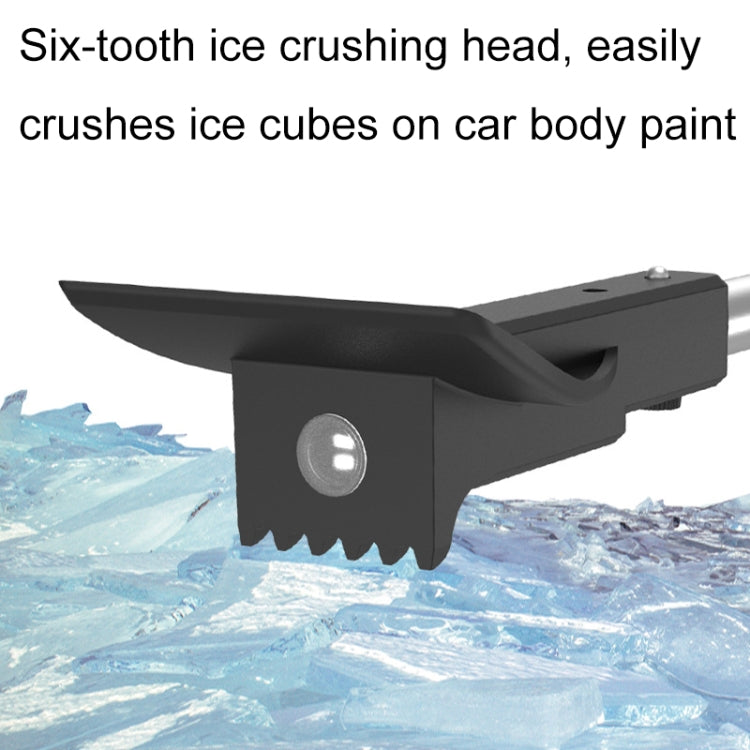 Car Multifunctional Telescopic Snow Shovel Glass Defrost De-icing Brush Winter Cleaning Tools, Ordinary