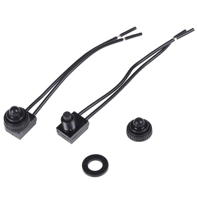 12V Waterproof Push Button Lead Switch for Motorcycles/Cars/Yachts