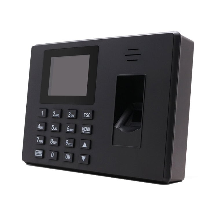 Fingerprint Recognition Voice Broadcast Smart Report Generation Attendance Machine, Gold US Plug, Gold UK Plug, Black US Plug, Black EU Plug, Black UK Plug