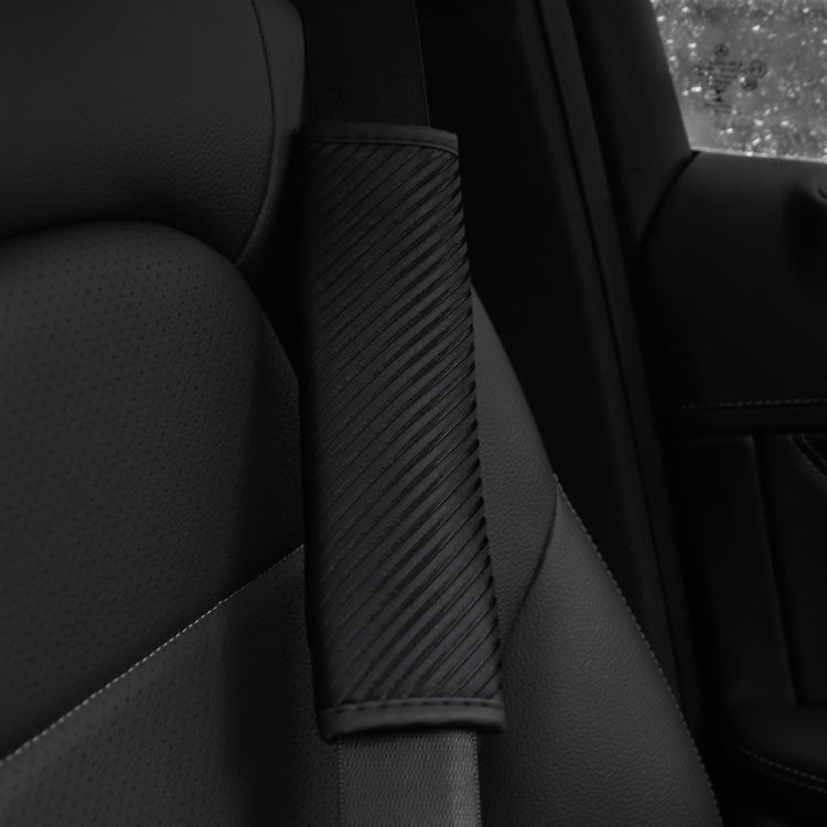 3D Striped Mesh Car Seat Belt Cover Shoulder Pads