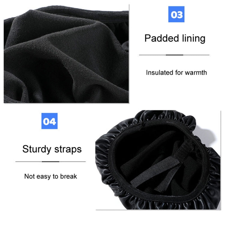 Electronic Bicycle Thickened Leather Heat Insulation Waterproof Universal Seat Cushion Covers, Front Seat, Back Seat
