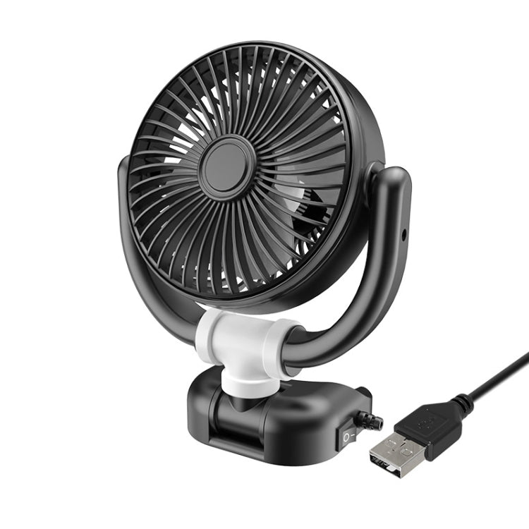 SUITU Car Foldable Cooling Fan Automobile Summer Temperature Reduction Fan, Dual 12V Cigarette Lighter Energized, Dual 24V Cigarette Lighter Energized, Dual 5V USB Energized, Single 12V Cigarette Lighter Energized, Single 24V Cigarette Lighter Energize...