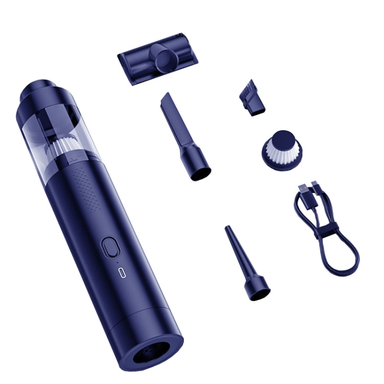 SUITU ST-6676 7pcs /Set Cordless Vehicle Vacuum Cleaner Home And Car Brushless Cylinder Blower