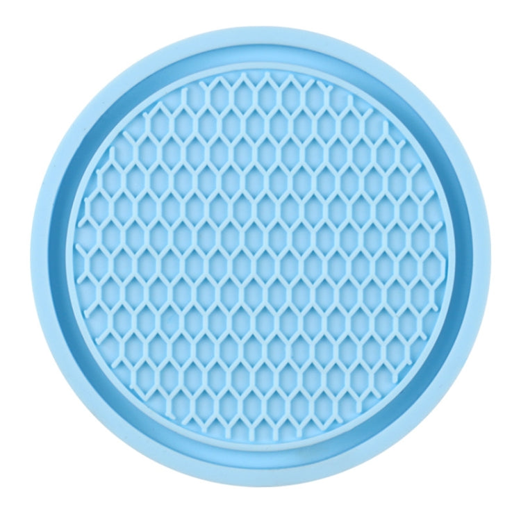 3pcs 7cm Car Diamond-free Water Coaster Interior Anti-slip Mat