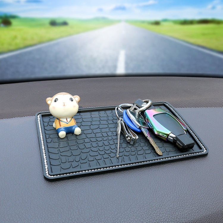 Car Storage Mat Anti-slip Mat for Mobile Phone Ornaments, Without Diamond, With Diamond
