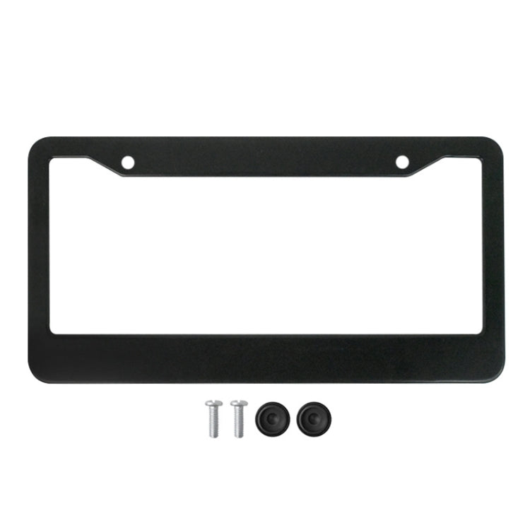 American Standard Aluminum Alloy License Plate Frame Including Accessories, Round Hole Aluminum Black, Round Hole Aluminum Spray White, Square Hole Rounded Corners Aluminum Black, Square Hole Round Corner Aluminum Spray White                           ...