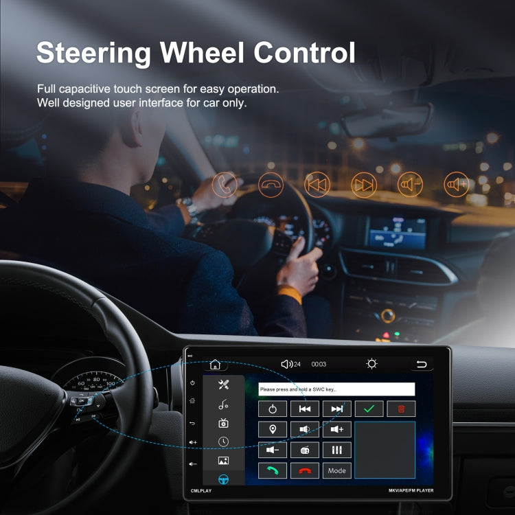 9 Inch Disassembly Screen MP5 Player Android Wireless CarPlay Reversing Image Integrated Machine