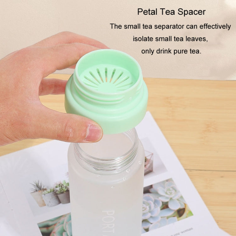 Outdoor Large Capacity Sports Mug Frosted Plastic Portable Leak-proof Teacups, 400ml Transparent Black, 400ml Transparent White, 400ml Transparent Green, 600ml Transparent White, 600ml Transparent Green, 600Mml Transparent Black, 800ml Transparent Blac...