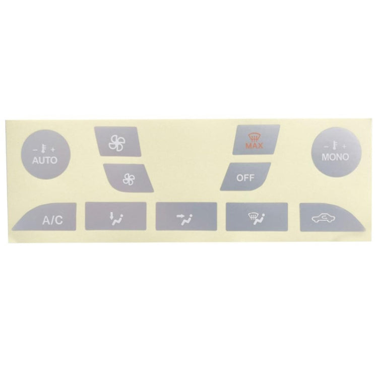 For 1999-2005 Ford Focus Air Conditioning Button Switch Repair Sticker