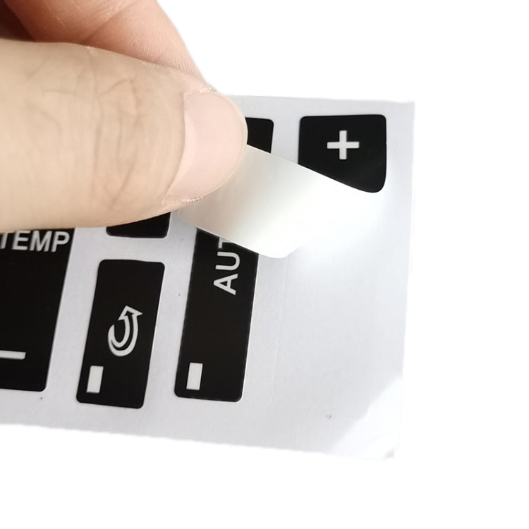 2pcs For Audi A2/A3/A8L Car Air Conditioning Control Switch Repair Sticker