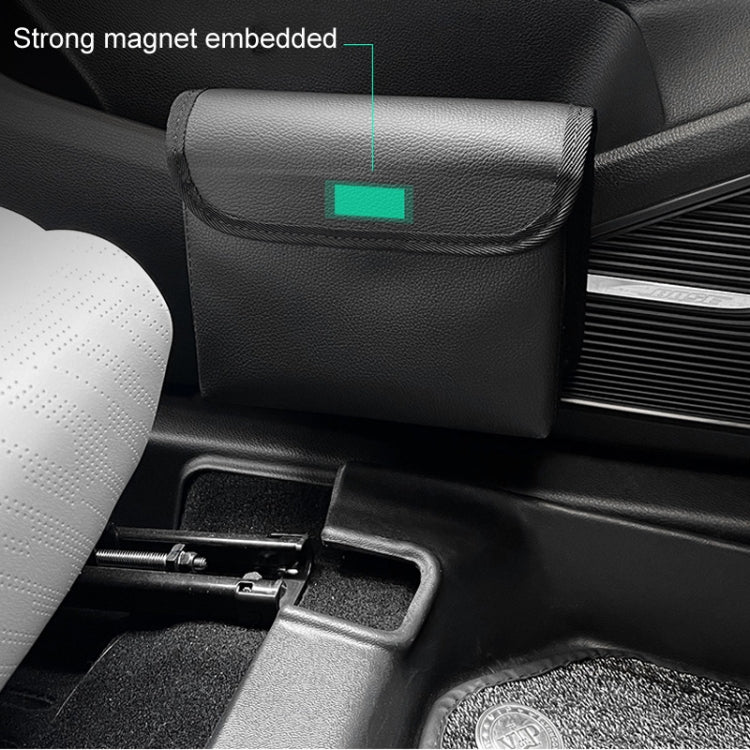 Car Folding Trash Can Multifunctional Seatback Hanging Storage Box