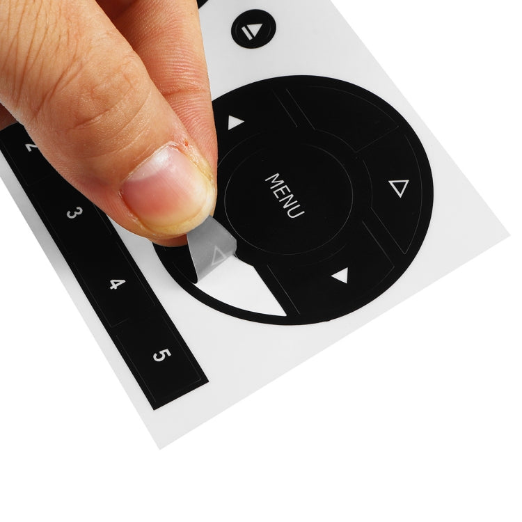 For Fiat 500 Multimedia Button Repair Sticker