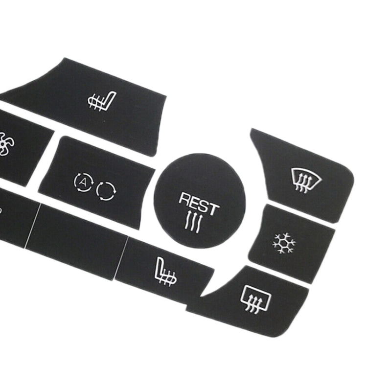 For BMW E90/E91/E92/330I 2006-2011 Air Conditioning Panel Button Repair Sticker, For BMW E90/E91/E92/330I 2006-2011