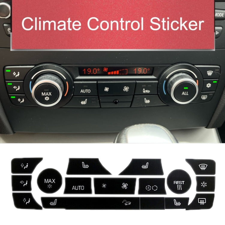 For BMW E90/E91/E92/330I 2006-2011 Air Conditioning Panel Button Repair Sticker, For BMW E90/E91/E92/330I 2006-2011