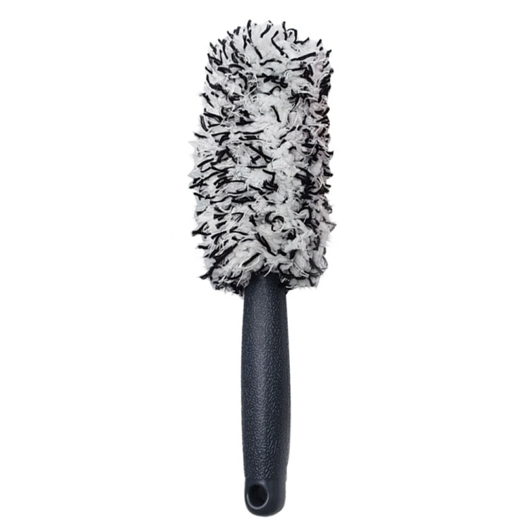 30cm Microfiber Long-handled Plush Tire Cleaning Brush