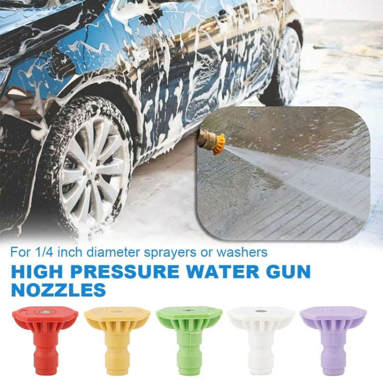 High-pressure Car Washer Nozzle Fan-shaped 1/4 Quick Plug Connector Water Rifle Parts, 0 Degree (1.1 Nozzle), 15 Degree (1.1 Nozzle), 25 Degree (1.1 Nozzle), 40 Degree (1.1 Nozzle), 0 Degree (1.2 Nozzle), 15 Degree (1.2 Nozzle), 25 Degree (1.2 Nozzle) ...
