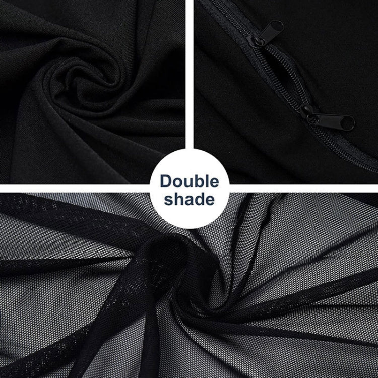 Car Sun Protection Anti-mosquito Window Zipper Sunshade, Front Window (Main+Auxiliary), Rear Window (Left+Right)